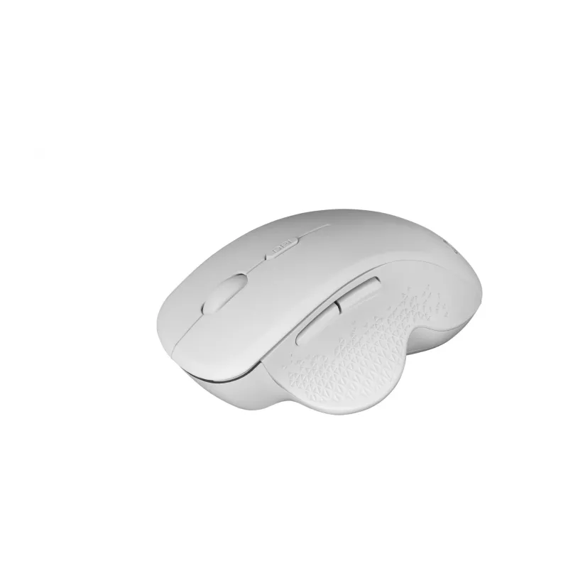 Mars Gaming MMWERGO Wireless Mouse Ergonomic White, Right-hand, Mechanical, RF Wireless, 3200 DPI, White
