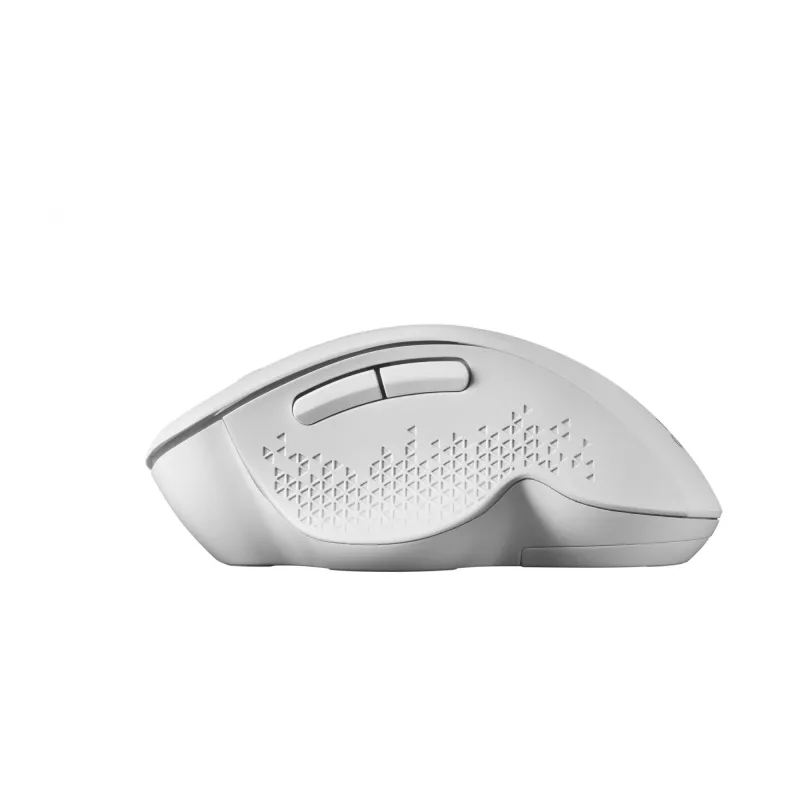 Mars Gaming MMWERGO Wireless Mouse Ergonomic White, Right-hand, Mechanical, RF Wireless, 3200 DPI, White