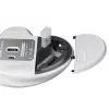 Mars Gaming MMWERGO Wireless Mouse Ergonomic White, Right-hand, Mechanical, RF Wireless, 3200 DPI, White