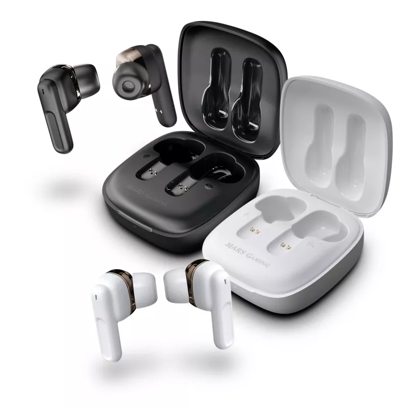 Headset Mars Gaming MHIB Wireless Earphones TWS White
