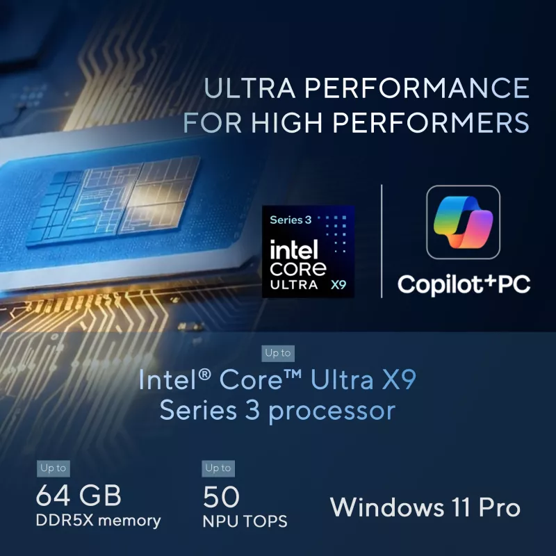 ASUS ExpertBook Ultra B9406CAA-TH0579X Copilot+ PC Intel Core Ultra 7 356H Laptop 35.6 cm (14 inch) WQXGA+ 32 GB LPDDR5x-SDRAM 1 TB SSD Wi-Fi 7 (802.11be) Windows 11 Pro US International Grey