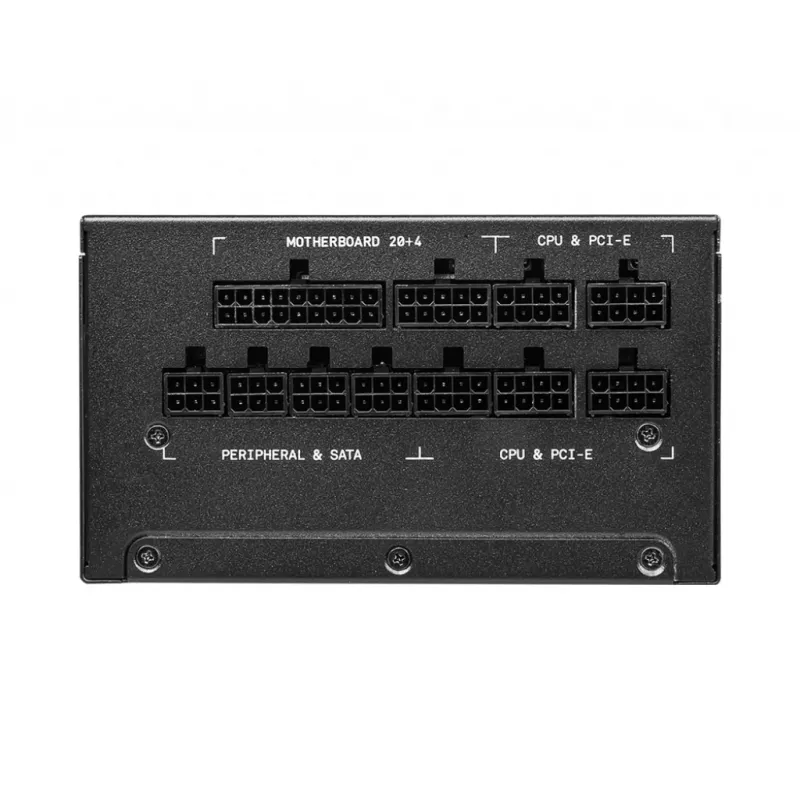 MSI MPG A1000G UK PSU '1000W, 80 Plus Gold certified, Fully Modular, 100% Japanese Capacitor, Flat Cables, ATX Power Supply Unit, UK Powercord, Black, Support Latest GPU'