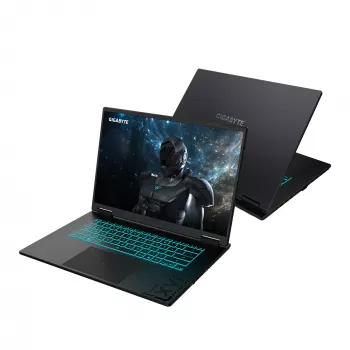 GIGABYTE GAMING A16 PRO DYHG5DECC4SH laptop Intel Core 7 240H 40.6 cm (16 inch) Quad HD+ 32 GB LPDDR5x-SDRAM 1 TB SSD NVIDIA® GeForce RTX™ 5080 Laptop GPU Wi-Fi 6E (802.11ax) Windows 11 Home Black