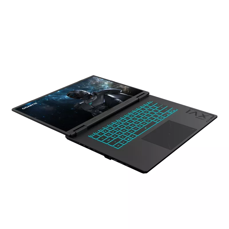GIGABYTE GAMING A16 PRO DYHG5DECC4SH laptop Intel Core 7 240H 40.6 cm (16 inch) Quad HD+ 32 GB LPDDR5x-SDRAM 1 TB SSD NVIDIA® GeForce RTX™ 5080 Laptop GPU Wi-Fi 6E (802.11ax) Windows 11 Home Black