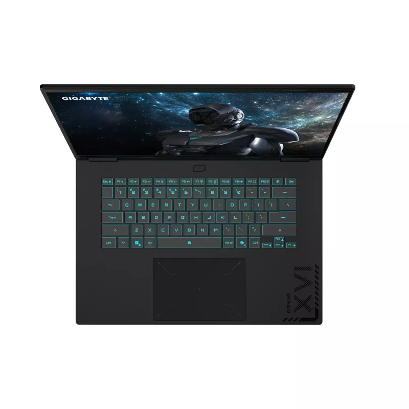 GIGABYTE GAMING A16 PRO DYHG5DECC4SH laptop Intel Core 7 240H 40.6 cm (16 inch) Quad HD+ 32 GB LPDDR5x-SDRAM 1 TB SSD NVIDIA® GeForce RTX™ 5080 Laptop GPU Wi-Fi 6E (802.11ax) Windows 11 Home Black