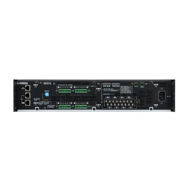 Yamaha XMV8140 audio amplifier Performance/stage Black, Grey