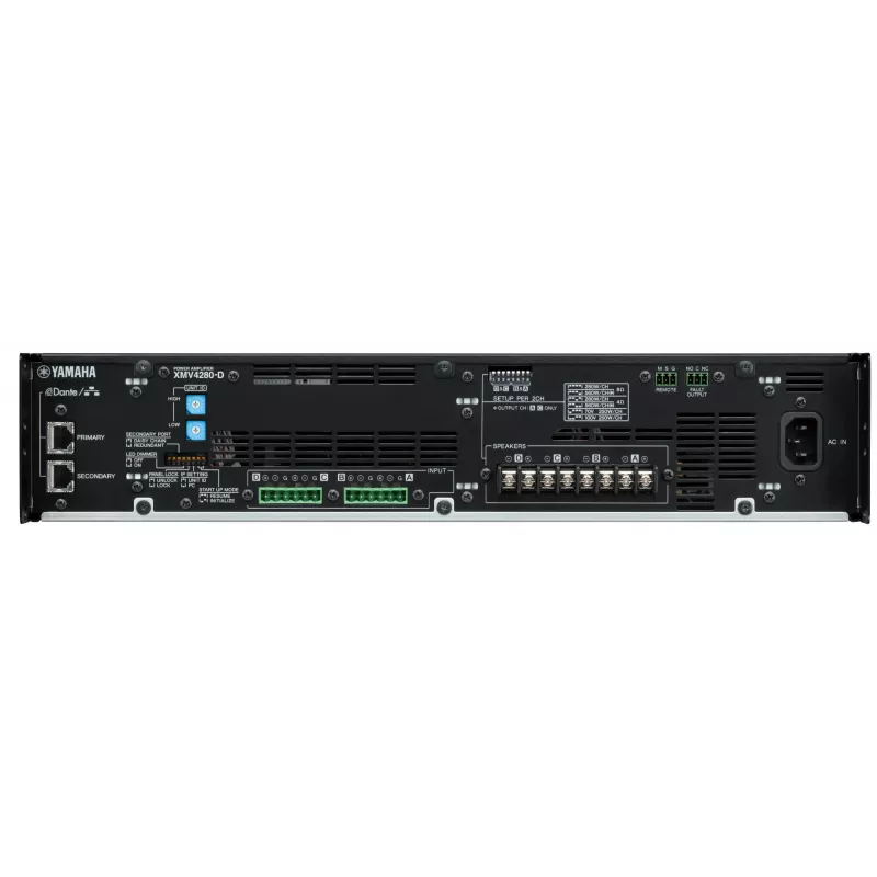 Yamaha XMV4280-D audio amplifier Performance/stage Black, Grey