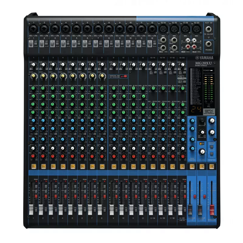 Yamaha MG20XU audio mixer 20 channels Black