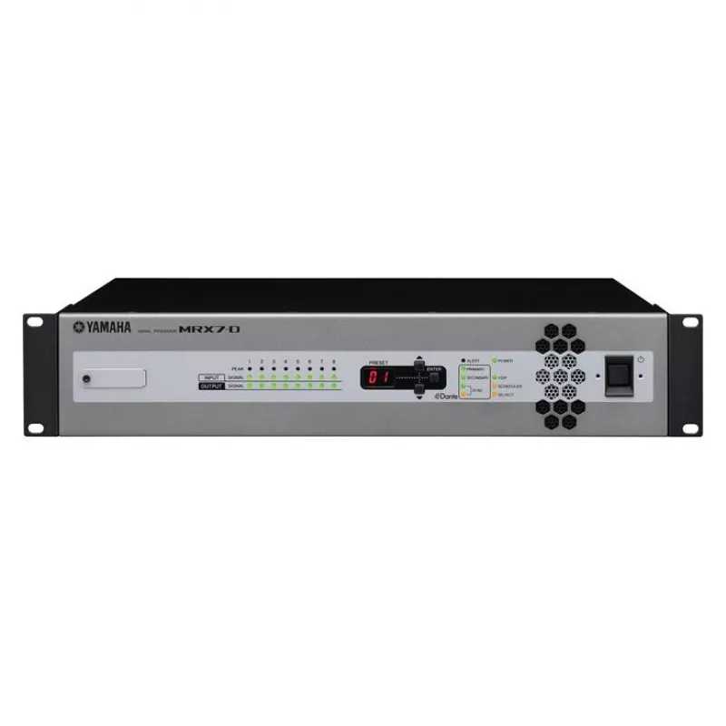 Yamaha MRX7-D AV processor Black, Silver Built-in display LCD