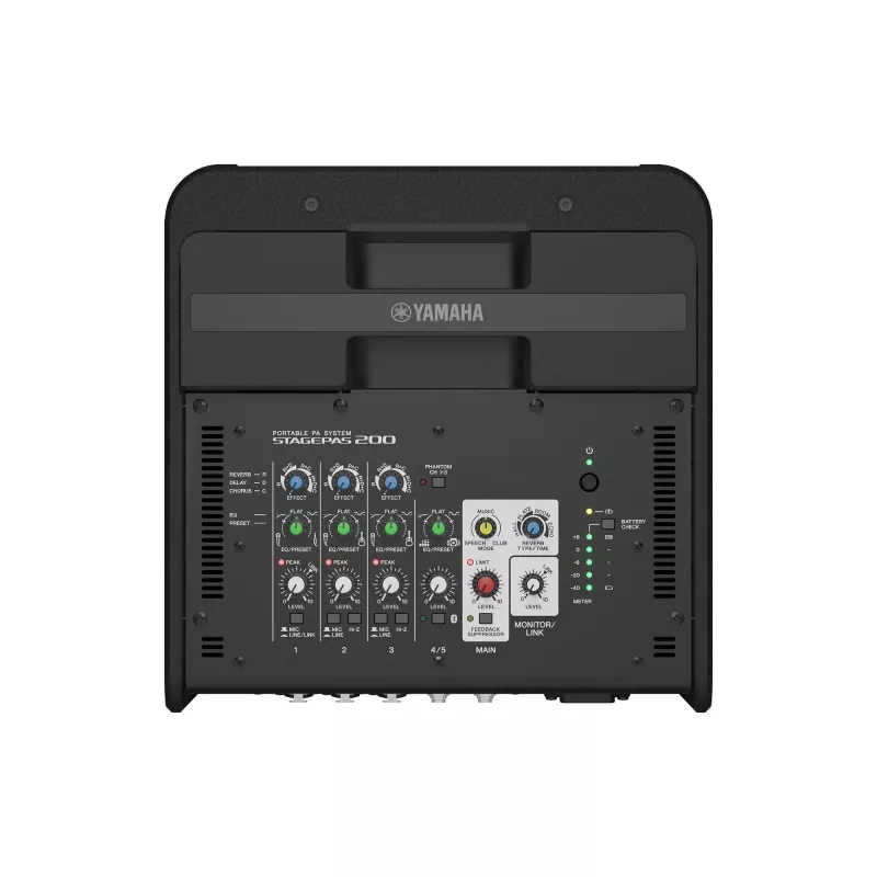 Freestanding PA system YAMAHA STAGEPAS 200BTR — 180 W, 2-way, 60–20000 Hz, black