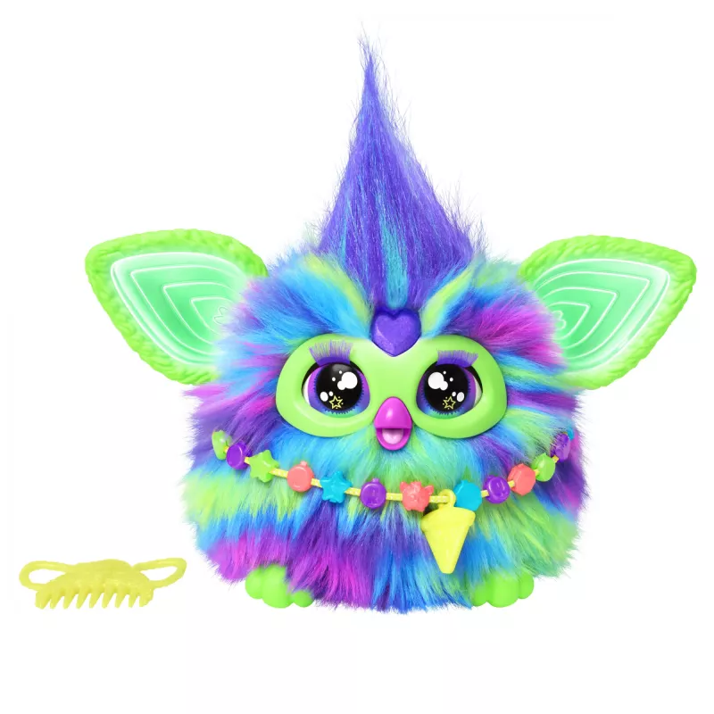Interactive toy HASBRO Furby Aurora Furbealis — color-changing eyes, interactive pet