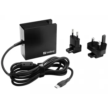 Sandberg USB-C PD AC-Charger 90W EU+UK, Indoor, AC, 20.2 V, 4.5 A, 1.8 m, Black