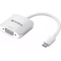 Sandberg USB-C to VGA Link, USB Type-C, VGA (D-Sub), Male, Female, 1920 x 1080 (HD 1080), 2048 x 1152, 1080p