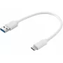 Sandberg USB-C 3.1 > USB-A 3.0 0.2M, 0.2 m, USB C, USB A, USB 3.2 Gen 1 (3.1 Gen 1), White