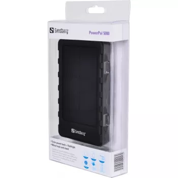 Sandberg PowerPal 5000, 5000 mAh, Black