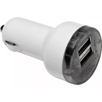 Sandberg Car Charger Dual 1000+2400mA, Auto, Cigar lighter, 5 V, White