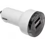 Sandberg Car Charger Dual 1000+2400mA, Auto, Cigar lighter, 5 V, White