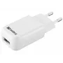 Sandberg Mini AC charger USB 1A EU, Indoor, AC, 5 V, Black, White