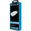 Sandberg Mini AC charger USB 1A EU, Indoor, AC, 5 V, Black, White