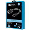 Sandberg OTG Adapter MicroUSB M - USB F, Micro-USB B, USB A, USB 2.0, Male/Female, 0.48 Gbit/s, Black