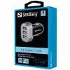 Sandberg Multi Car Charger 3xUSB, Auto, Cigar lighter, USB, 5 V, Black, Silver