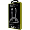 Sandberg Survivor USB-C- USB-A Cable 1M, 1 m, USB A, USB C, USB 2.0, Black, Grey