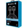 Sandberg Monitor Cable DVI-DVI 2 m, 2 m, Black, Male/Male, 145 mm, 35 mm, 205 mm
