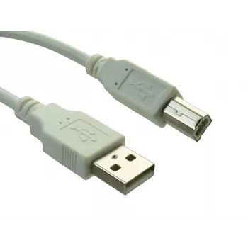 Sandberg USB 2.0 A-B male 0,7 m, 0.7 m, USB A, USB B, USB 2.0, Male/Male, White