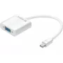 Sandberg Adapter Mini DisplayPort>VGA, Mini DisplayPort, VGA (D-Sub), Male, Female, 1920 x 1080 pixels, 1920 x 1080 (HD 1080)