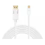 Sandberg DP-MiniDP 1.2 4K M-M 2m, 2 m, DisplayPort, Mini DisplayPort, Male, Male, White