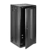StarTech.com 4-Post 26U Wall Mount Network Cabinet with 1U Shelf, 19 inch Hinged Wall-Mounted Server Rack for Data / AV / Electronics / Computer Equipment, Flexible Vented Rack Enclosure