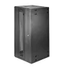 StarTech.com 4-Post 26U Wall Mount Network Cabinet with 1U Shelf, 19 inch Hinged Wall-Mounted Server Rack for Data / AV / Electronics / Computer Equipment, Flexible Vented Rack Enclosure