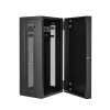 StarTech.com 4-Post 26U Wall Mount Network Cabinet with 1U Shelf, 19 inch Hinged Wall-Mounted Server Rack for Data / AV / Electronics / Computer Equipment, Flexible Vented Rack Enclosure