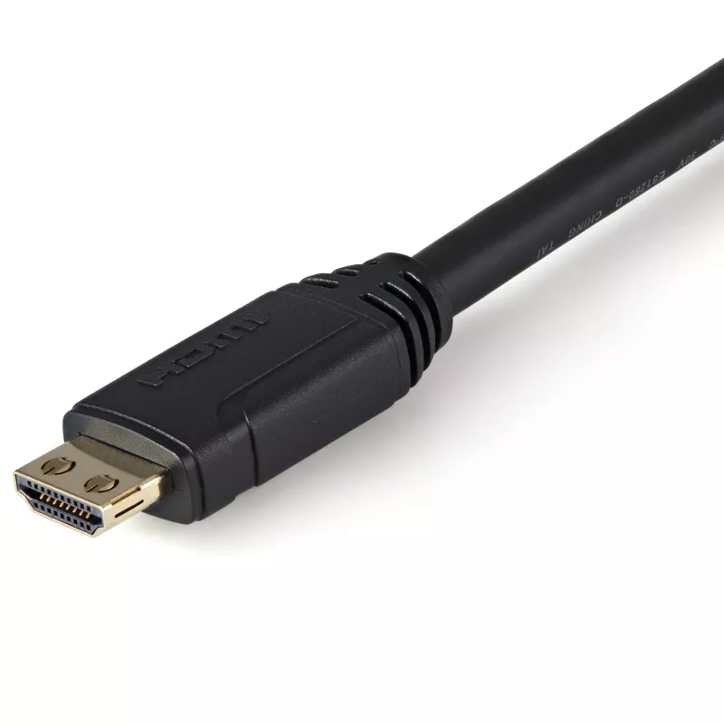 StarTech.com 9.8ft (3m) HDMI 2.0 Cable, 4K Premium Certified High Speed HDMI Cable w/ Ethernet, 4K 60Hz HDR10, UHD HDMI Cable/Cord, M/M Gripping Connectors