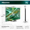 Hisense 75E8S TV 190.5 cm (75 inch) 4K Ultra HD Smart TV Wi-Fi Grey 400 cd/m²