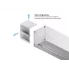 Multibrackets M 1:1 Motorized Projection Screen 240x240, 135 inch White Edition