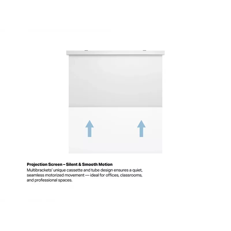 Multibrackets M 1:1 Motorized Projection Screen 240x240, 135 inch White Edition