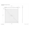 Multibrackets M 1:1 Motorized Projection Screen 240x240, 135 inch White Edition