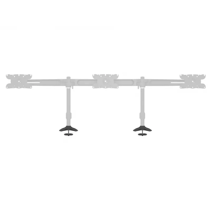 Grommet base Multibrackets M Desktopmount for Single/Dual/Triple monitor stands Black model