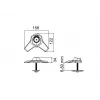 Grommet base Multibrackets M Desktopmount for Single/Dual/Triple monitor stands Black model