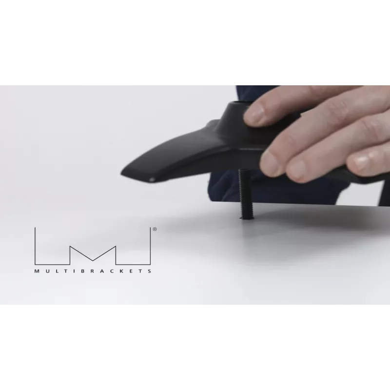 Grommet base Multibrackets M Desktopmount for Single/Dual/Triple monitor stands Black model