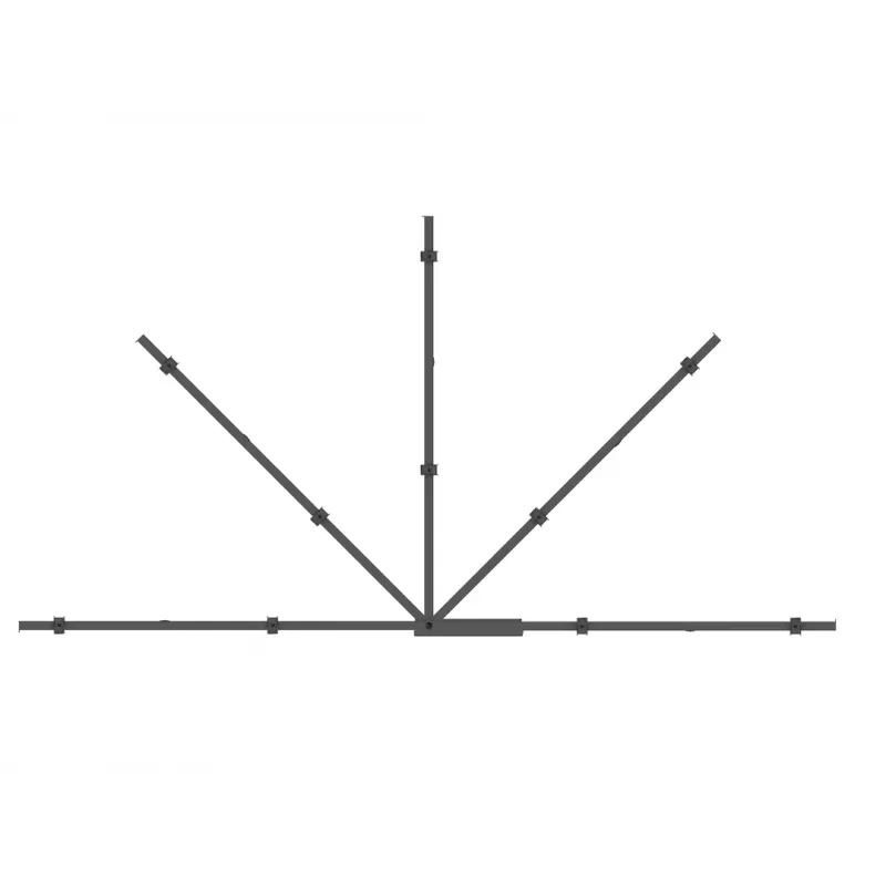 Multibrackets M Universal Swing Arm 180 Degrees Large Black 75 kg 48-69 inch