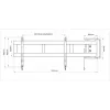 Multibrackets M Universal Swing Arm 180 Degrees Large Black 75 kg 48-69 inch