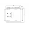 Multibrackets M Universal Swing Arm 180 Degrees Large Black 75 kg 48-69 inch