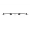 Multibrackets M VESA Desktopmount Triple Desk Clamp 24 inch-32 inch 24 kg