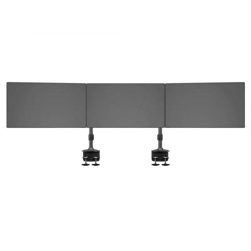Multibrackets M VESA Desktopmount Triple Desk Clamp 24 inch-32 inch 24 kg