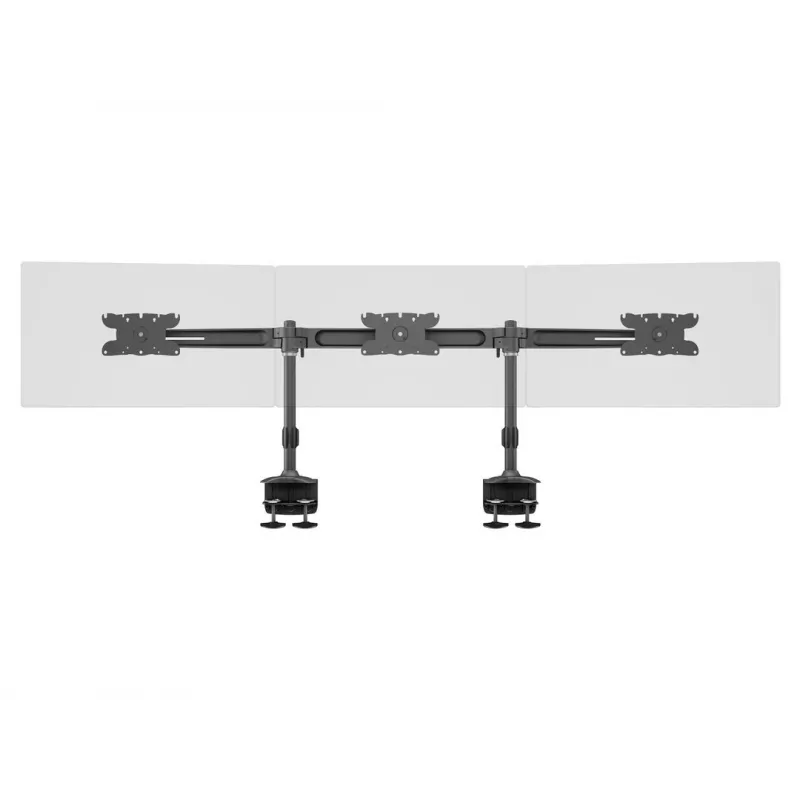 Multibrackets M VESA Desktopmount Triple Desk Clamp 24 inch-32 inch 24 kg