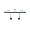 Multibrackets M VESA Desktopmount Triple Desk Clamp 24 inch-32 inch 24 kg