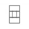 Multibrackets M Pro Series Enclosure 55 inch Wall Slim Medium Black Steel Landscape/Portrait