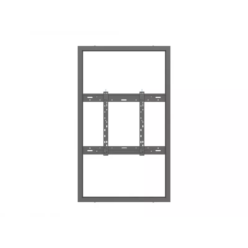 Multibrackets M Pro Series Enclosure 55 inch Wall Slim Medium Black Steel Landscape/Portrait